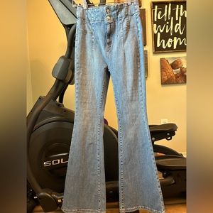 Free People Jayde Flare jeans.   Never worn.  Size 29.  Exc cond